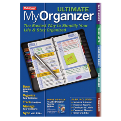 Avanquest Software MyOrganizer Ultimate, Windows® Compatible, ESD