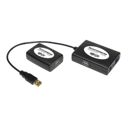 Tripp Lite 4-Port USB 2.0 Hi-Speed USB Over Cat5 Hub with 3 Local Ports & 1 Remote Port - with 3 local Ports and 1 Remote Port