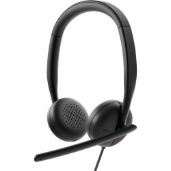 Dell Wired Headset - WH3024 - Microsoft Teams Certification - Stereo - USB Type C - Wired - 20 Hz to 20 kHz - WH3024DWW