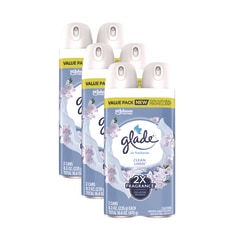 Glade® Air Freshener, Clean Linen Scent, 8.3 oz, 2/Pack, 3Packs/Carton