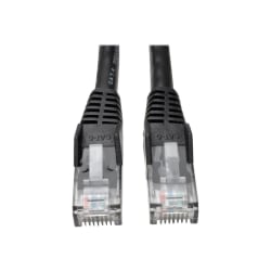 Eaton Tripp Lite Series Cat6 Gigabit Snagless Molded (UTP) Ethernet Cable (RJ45 M/M), PoE, Black, 20 ft. (6.09 m) - N201020BK