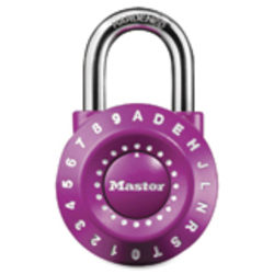 Master Lock Set-Your-Own Combination Steel Lock, 1 7/8", Assorted Colors
