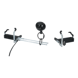 CTA Digital Heavy Duty Tri-Security Station - Mounting kit (mount bracket, mounting hardware, combination cable lock, security station, locking suction grip) - for notebook - lockable - metal, ABS plastic - screen size: 10"-16.875"
