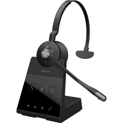 Jabra Engage 65 Mono Headset - Mono - Wireless - DECT - 492.1 ft - 40 Hz - 16 kHz - Over-the-head - Monaural - Supra-aural - Uni-directional, MEMS Technology MicrophoneTAA Compliant