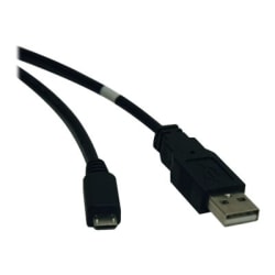 Eaton Tripp Lite Series USB 2.0 A to Micro-B Cable (M/M), 3 ft. (0.91 m) - USB cable - USB (M) to Micro-USB Type B (M) - USB 2.0 - 3 ft - black