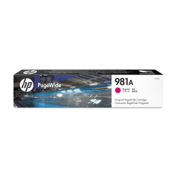 HP 981A PageWide Magenta High-Yield Ink Cartridge, J3M69A