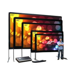 Elite Screens Yard Master Series OMS180H1 - Projection screen with legs - 180" (179.9 in) - 16:9 - DynaWhite