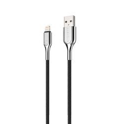 Cygnett Armored Lightning To USB Charge & Sync Cable, Black, CY2671PCCAL