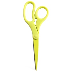 JAM Paper® Precision Scissors, 8", Pointed, Lime Green