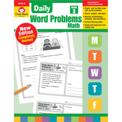 Evan-Moor Educational Publishers Daily Word Problems Math, Grade 3