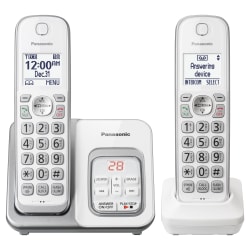 Panasonic® KX-TGD532W DECT 6.0 PLUS Expandable Digital Cordless Phone System