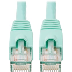 Eaton Tripp Lite Series Cat6a 10G Snagless UTP Ethernet Cable (RJ45 M/M), Aqua, 25 ft. (7.62 m) - Patch cable - N261025AQ