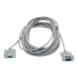 StarTech.com 25 ft Straight Through Serial Cable - DB9 M/F - Serial cable - DB-9 (M) - DB-9 (F) - 7.6 m - Our 25ft 9-pin null modem cable/straight through serial cable (M-F) offers a high quality serial mouse or EGA monitor extension.
