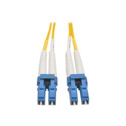 Eaton Tripp Lite Series Duplex Singlemode 9/125 Fiber Patch Cable (LC/LC), 3M (10 ft.) - Patch cable - LC single-mode (M) to LC single-mode (M) - 3 m - fiber optic - duplex - 9 / 125 micron - yellow