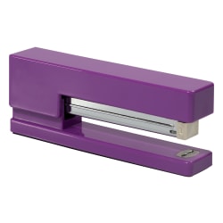 JAM Paper® Plastic Stapler, 2-1/2"H x 1-1/8"W x 6"D, Purple