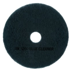 3M™ 5300 Blue Cleaner Floor Pads, 19" Diameter, Blue, Case Of 5
