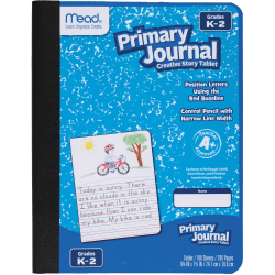 Mead® Classroom Primary Journal Creative Story Tablets, 7.5" x 9.8", Assorted, Pack Of 12