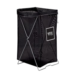 Royal Basket Trucks Hamper, Mesh Hamper Kit, 17"L x 15"W x 30"H, Black