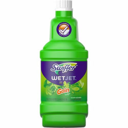 Swiffer WetJet MS Floor Cleaner - For Multi Surface - Liquid - 40.6 fl oz (1.3 quart) - Gain Scent - Recommended For: Dirt Remover, Grime Remover - Quick Drying, Absorbent - Green - 1 Bottle