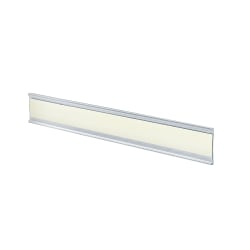 Azar Displays Adhesive-Back Acrylic Nameplates, 1 1/2" x 8 1/2", Clear, Pack Of 10