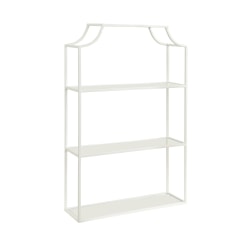 Kate and Laurel Ciel Tiered Wall Shelves, 30"H x 20-1/4"W x 6"D, White