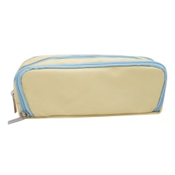 Office Depot® Brand Multi-Pocket Pencil Pouch, 3-1/2" x 7", Yellow