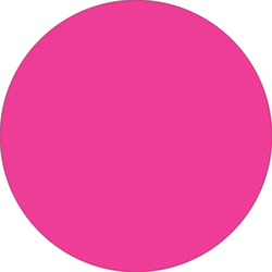 Tape Logic® Removable Round Color Inventory Labels, DL610K, 3/4", Fluorescent Pink, Pack Of 500