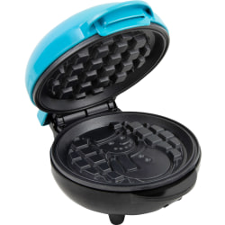 Nostalgia MyMini Personal Electric Waffle Maker, 3-3/4"H x 6-1/2"W x 5-1/4"D, Blue Snowman
