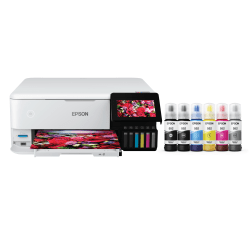 Epson® ET-8500 Wireless Color Inkjet All-In-One Printer