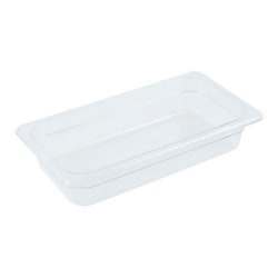 Cambro 1/3 Size Camwear Food Pan 3" x 7" x 13", Clear