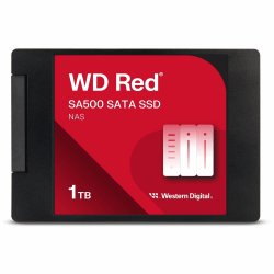 WD Red SA500 WDS100T1R0A 1TB Solid State Drive - 2.5? Internal - SATA (SATA/600) - 600 TB TBW - 560 MB/s Maximum Read Transfer Rate - 5 Year Warranty