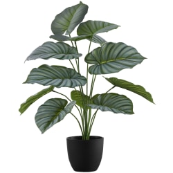 Monarch Specialties Christa 23-1/2"H Artificial Plant With Pot, 23-1/2"H x 20"W x 20"D, Green