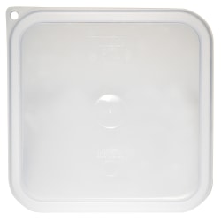 Cambro Seal Covers For 6-8 Qt Camwear CamSquare Containers, Translucent, Pack Of 6 Covers