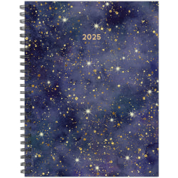 2025 Willow Creek Press Softcover Weekly/Monthly Planner, 6-1/2" x 8-1/2", Starry Night, January To December, 48580