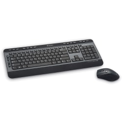 Verbatim Wireless Multimedia Keyboard and 6-Button Mouse Combo, Black