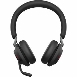 Jabra Evolve2 65 Headset, Stereo, Wireless, Bluetooth, 98.4 ft, On-ear, Over-the-head, Binaural, Circumaural, Noise Canceling, Black, 2659998998901