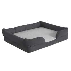 Flash Furniture Orthopedic Memory Foam Dog Bed, Medium, 28"L x 36"W x 7"H, Gray