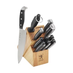 Henckels Statement 12-Piece Knife Block Set, 10" x 4-1/2", Natural