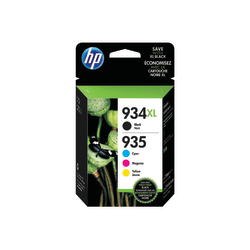 HP 934XL Black/935 Cyan; Magenta; Yellow High-Yield Ink Cartridges, Pack Of 4, N9H66FN