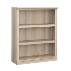 Sauder Select 44"H 3-Shelf Bookcase, Pacific Maple®