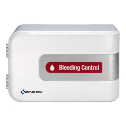 First Aid Only Smart Compliance Complete Bleeding Control Station, 9-3/4"H x 15-1/2"W x 5-1/4"D
