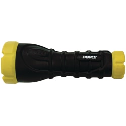 Dorcy Flashlight - 1 x LED - 80 lm Lumen - 3 x AA - Rubber - Black, Assorted, Assorted