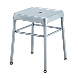 Safco® Steel Guest Bistro Stool, Silver