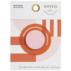 Noted by Post-it® Bookmark Notes, 1-7/16"H x 1-7/16"W x 1/4"D, Blue, 50 Sheets Per Pad