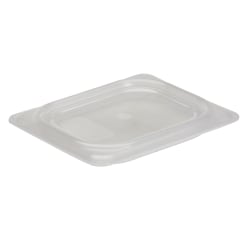 Cambro Translucent GN 1/8 Seal Covers For Food Pans, 3/4"H x 5-3/16"W x 6-5/16"D, Pack Of 6 Covers