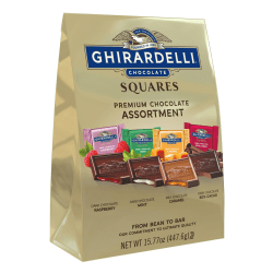 Ghirardelli® Chocolate Squares, Premium Assortment, 15.77 Oz Bag