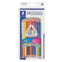 Staedtler® Duo Ended Color Pencils, Assorted Colors, Box Of 24