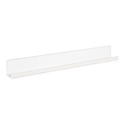 Kate and Laurel Strahm Decorative Shelf, 4-3/8"H x 36"W x 4-1/4"D, White
