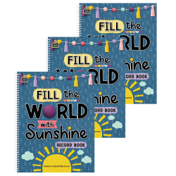 Teacher Created Resources Record Book, Oh Happy Day, Pack Of 3