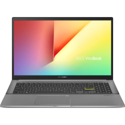 Asus VivoBook S15 Laptop, 15.6" Screen, Intel® Core™ i7, 16GB Memory, 512GB Solid State Drive, Indie Black, Gray, Windows® 10 Home